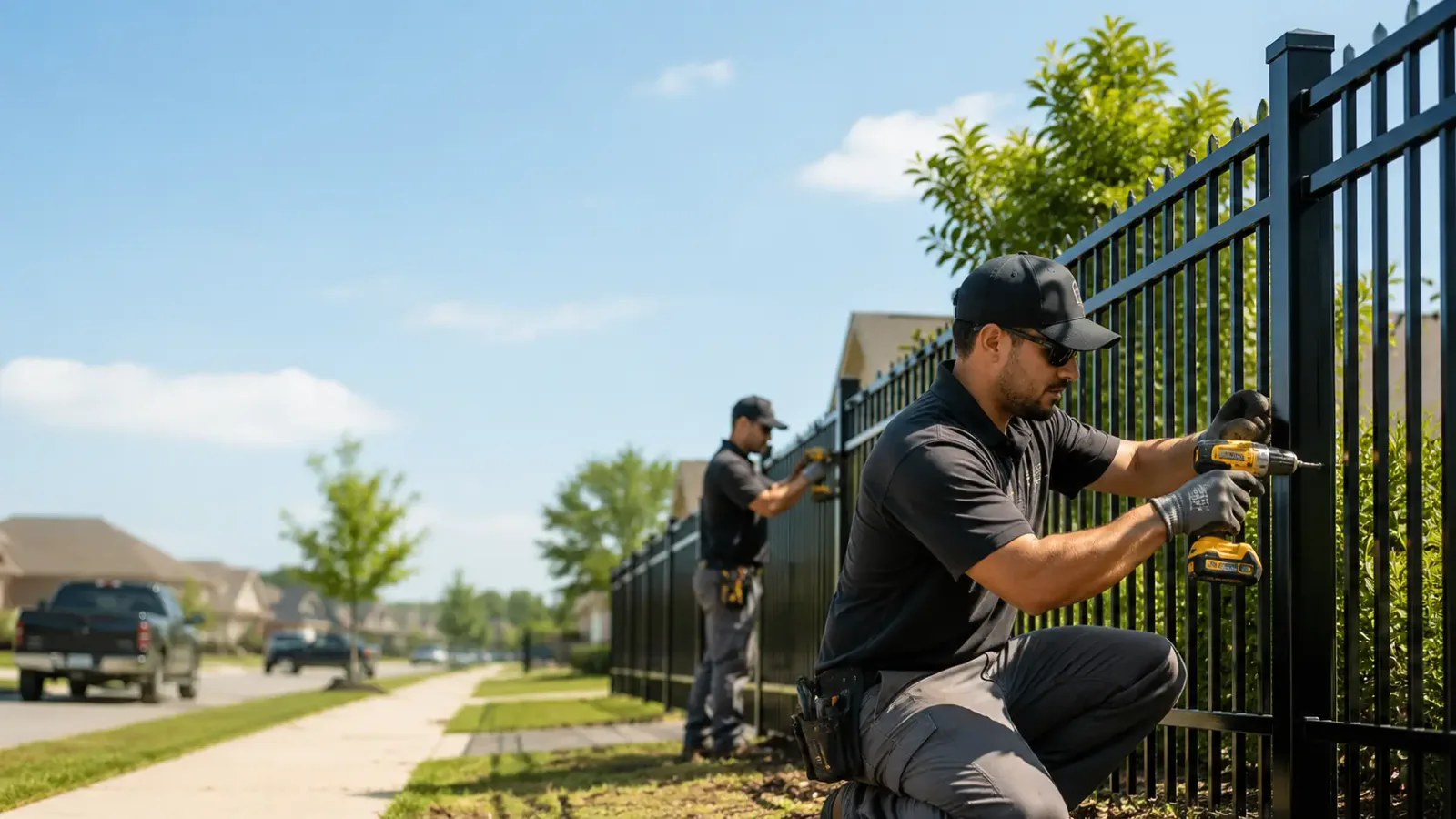 Metal Fence Installation in Mechanicsville, VA